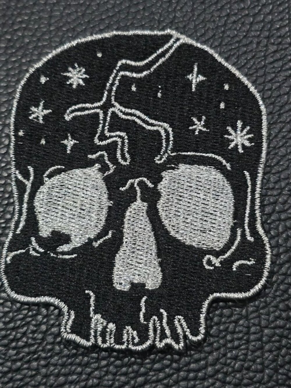 Killstar Dead Space Patch Black Cosmic Skull Embroidered Iron On Goth Gift NWT